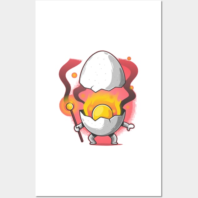 mysterious egg with energy Wall Art by t-shiit